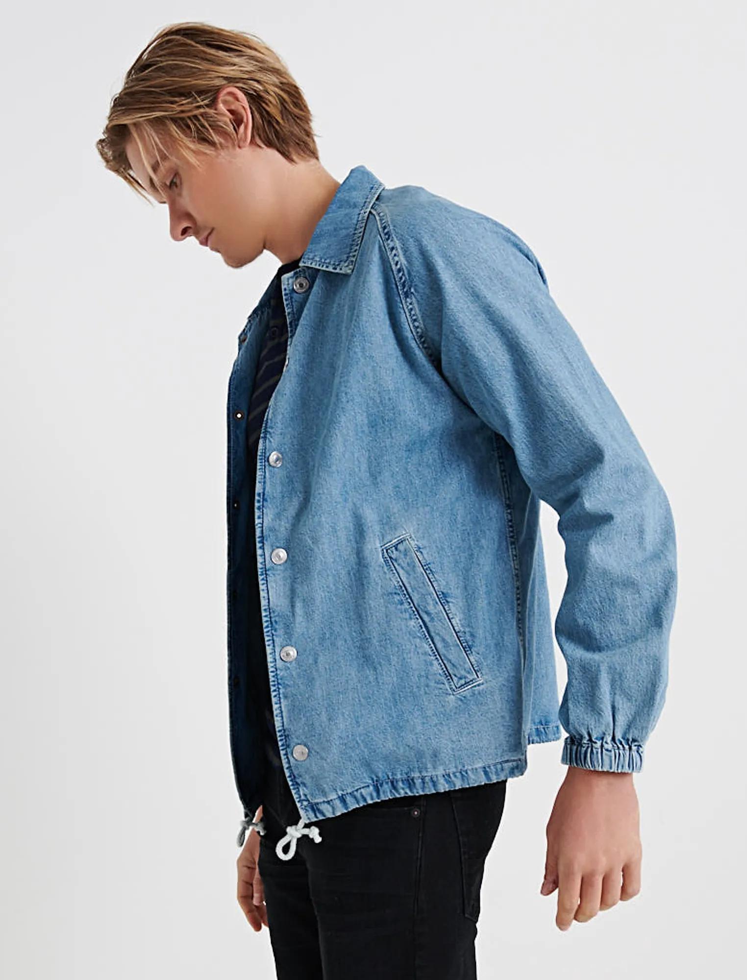 DENIM COACHES JACKET, image 2