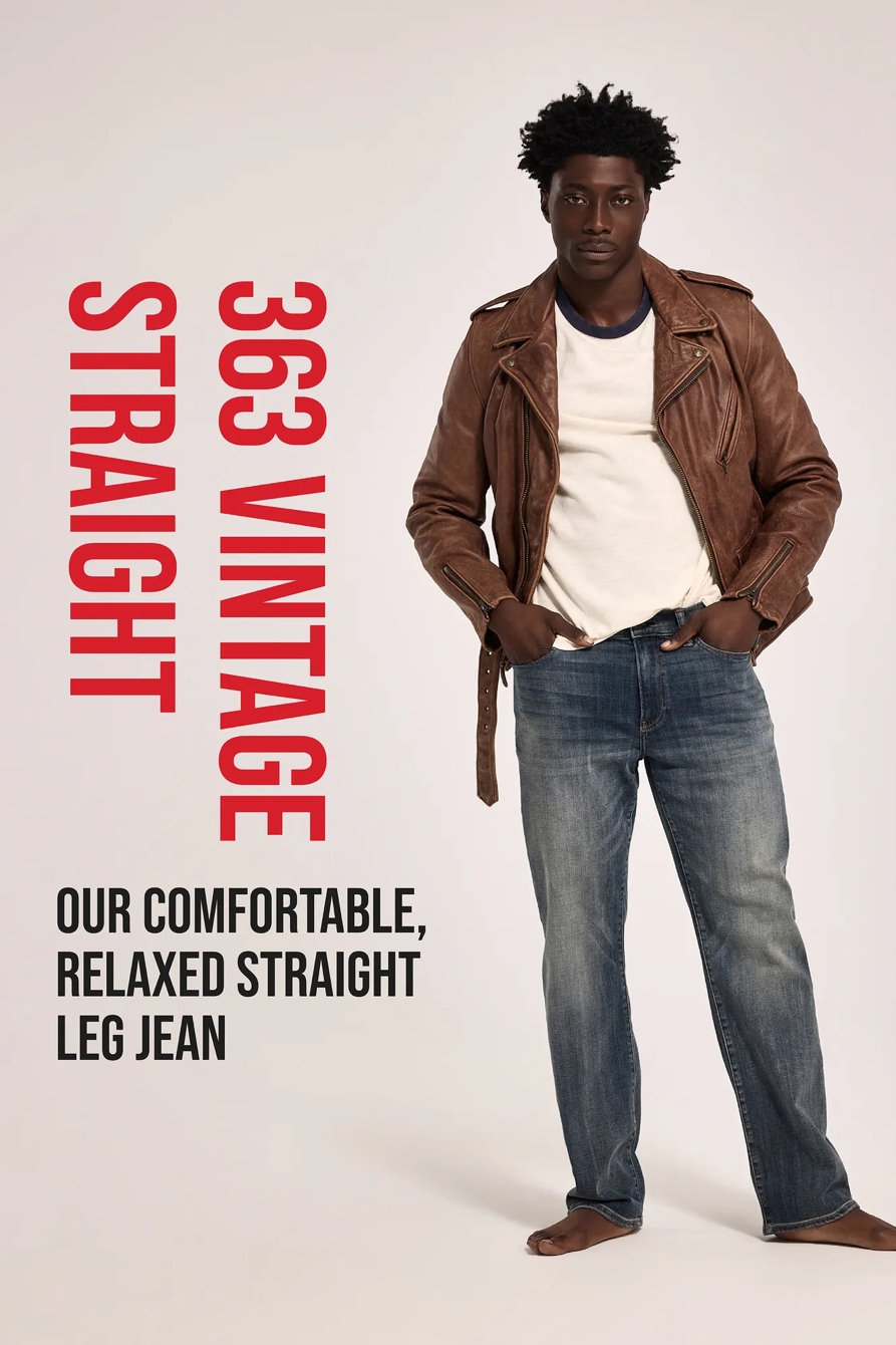 363 VINTAGE STRAIGHT COOLMAX STRETCH JEAN, image 8
