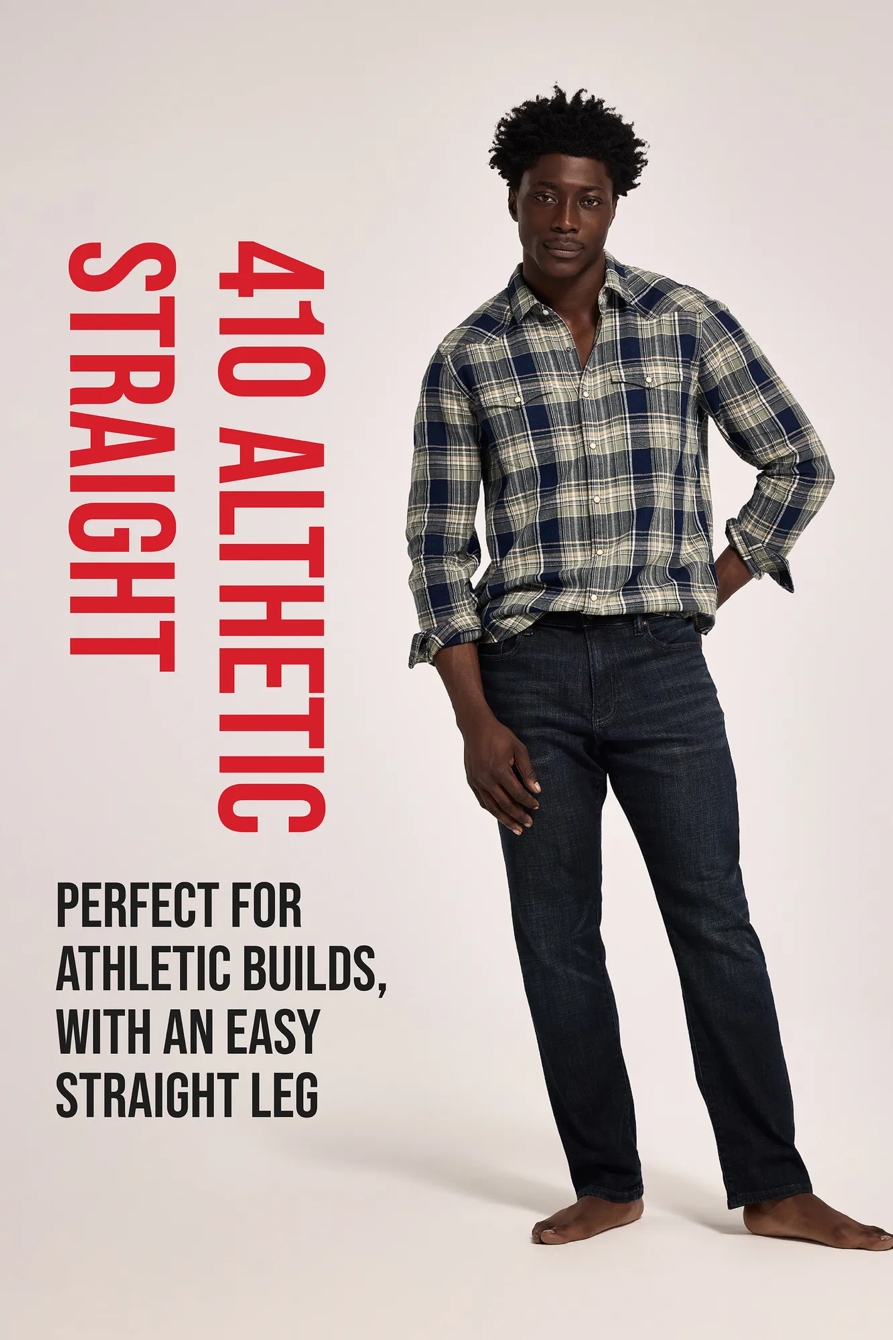 410 ATHLETIC STRAIGHT COOLMAX STRETCH JEAN, image 8