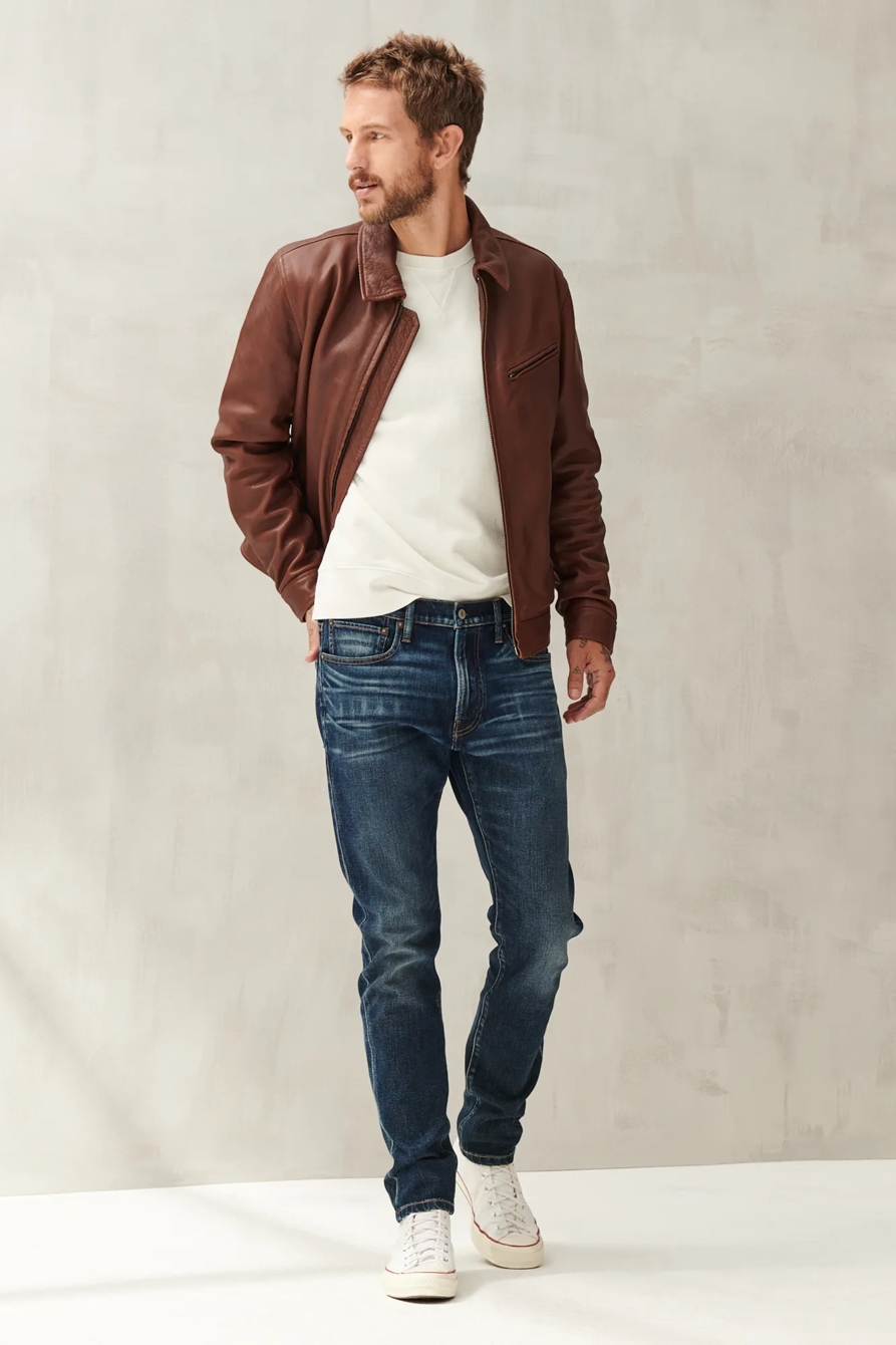 105 SLIM TAPER 4-WAY STRETCH JEAN, image 1