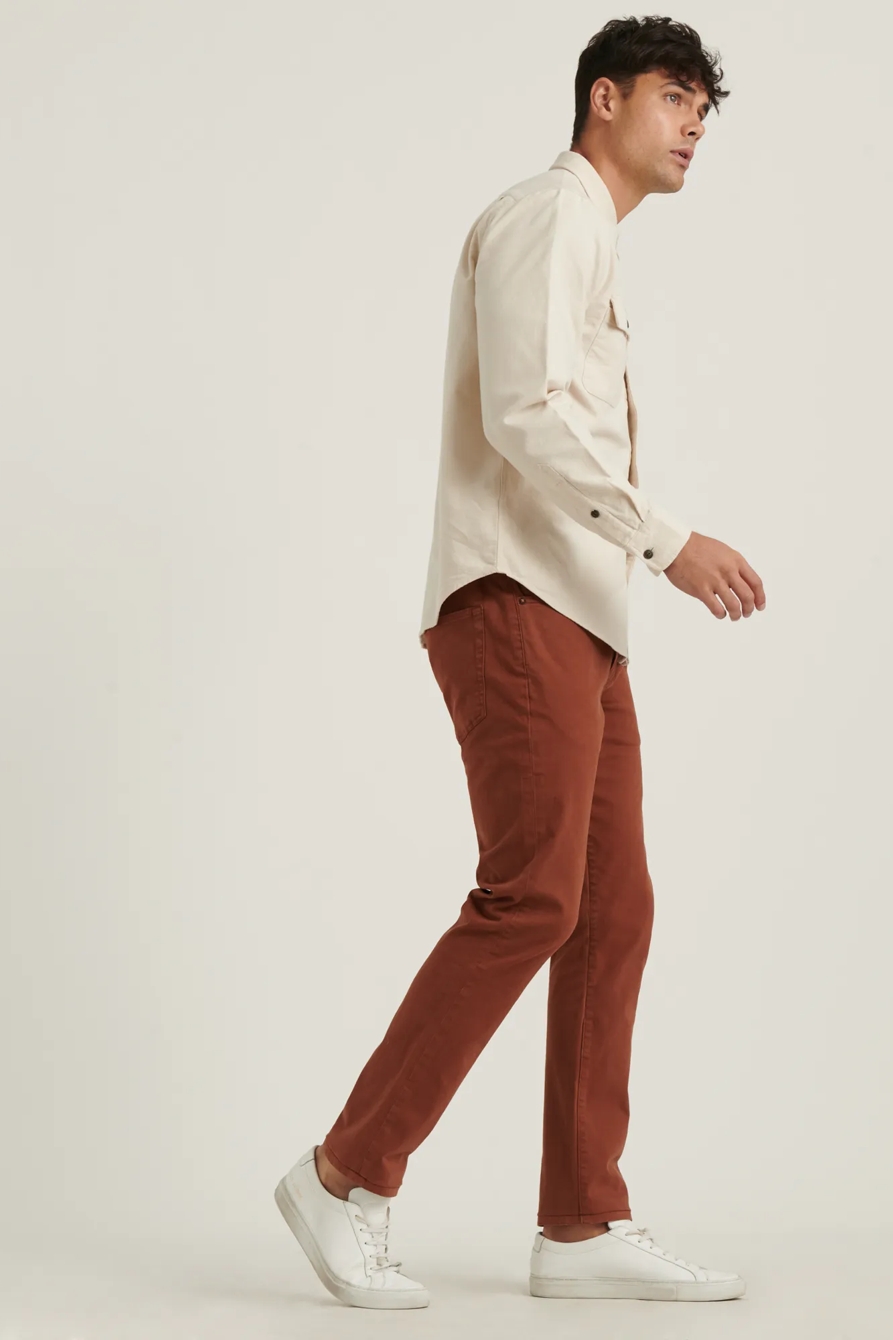 222 TAPER SATEEN STRETCH JEAN, image 3
