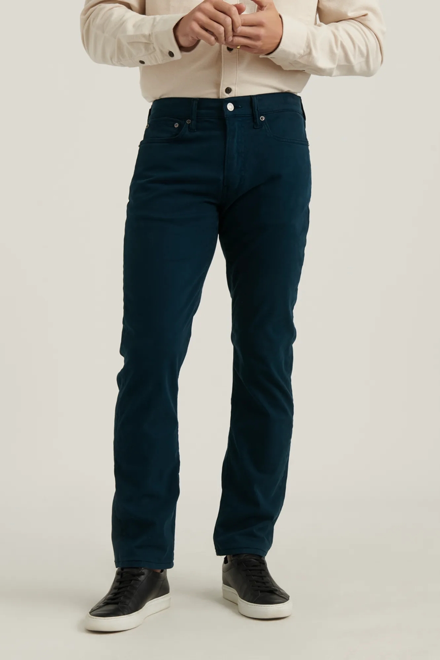 121 SLIM STRAIGHT SATEEN STRETCH JEAN, image 2