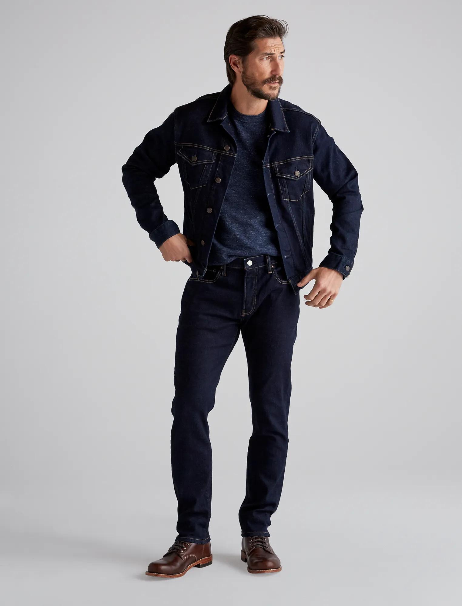 222 TAPER CASHMERE BLEND JEAN, image 2
