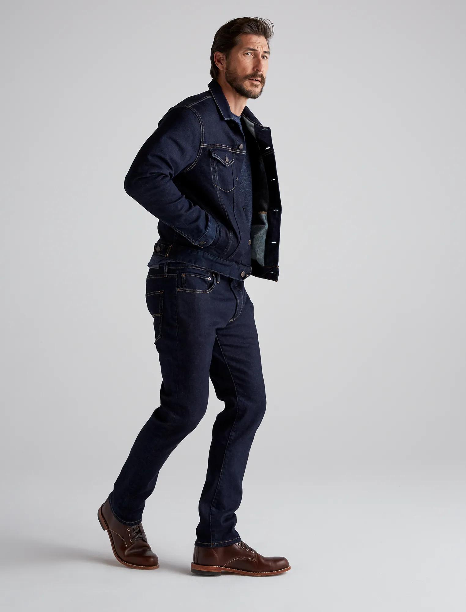 222 TAPER CASHMERE BLEND JEAN, image 4