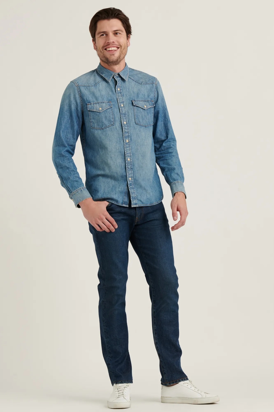 DENIM WESTERN SHIRT, image 2