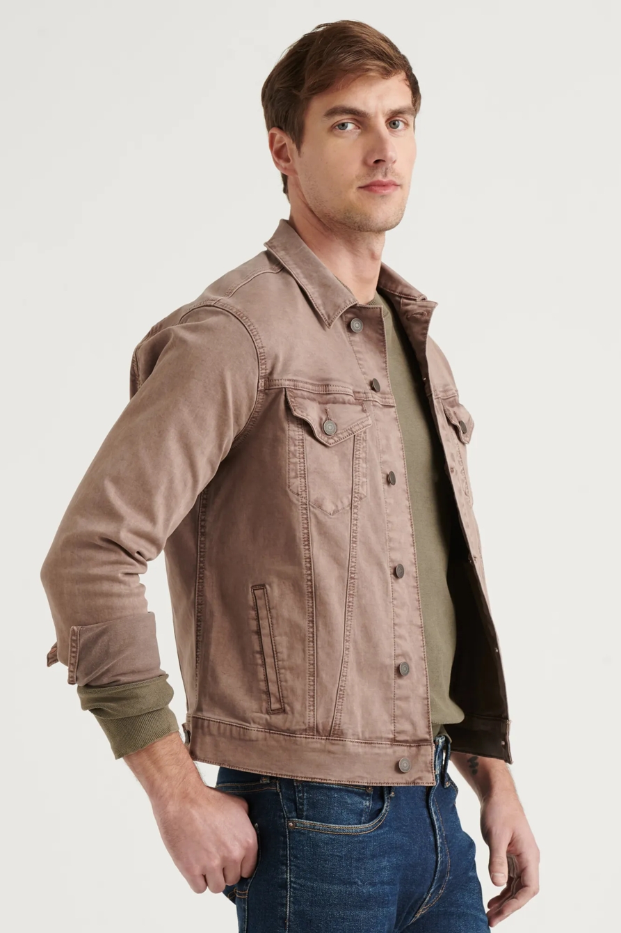 THE SATEEN TRUCKER JACKET, image 3