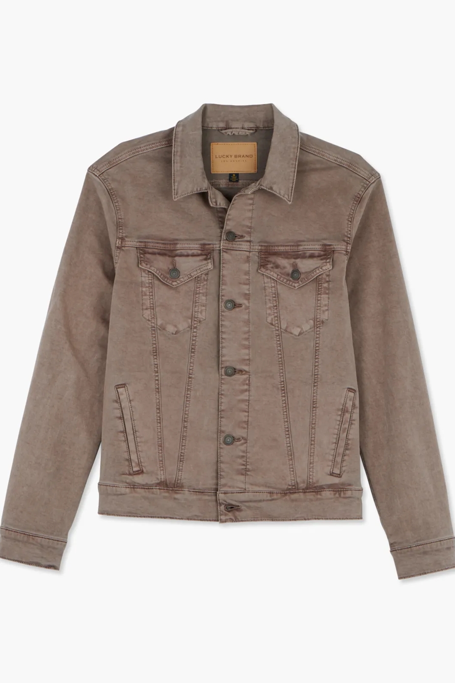 THE SATEEN TRUCKER JACKET, image 5