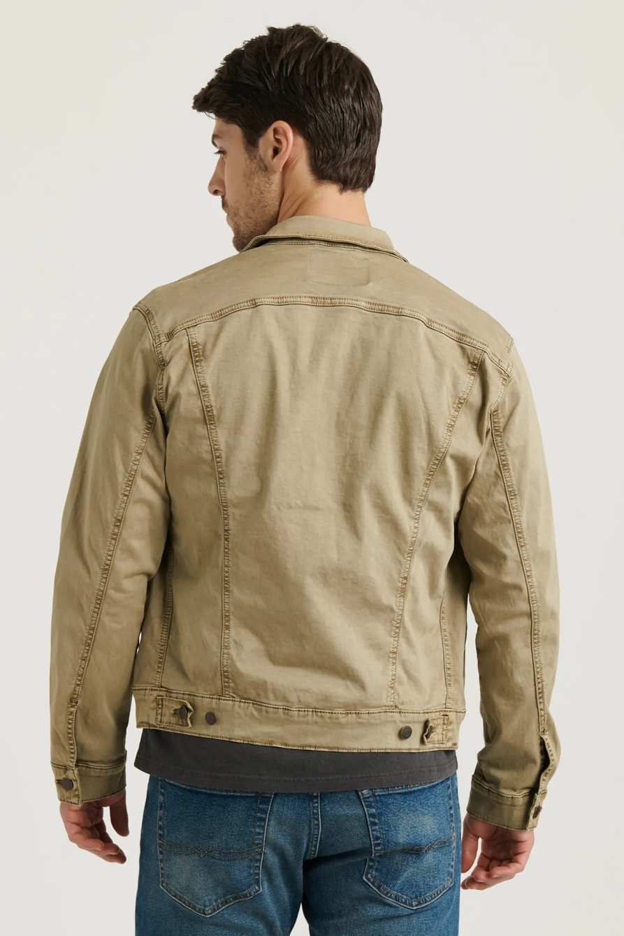 THE SATEEN TRUCKER JACKET, image 3