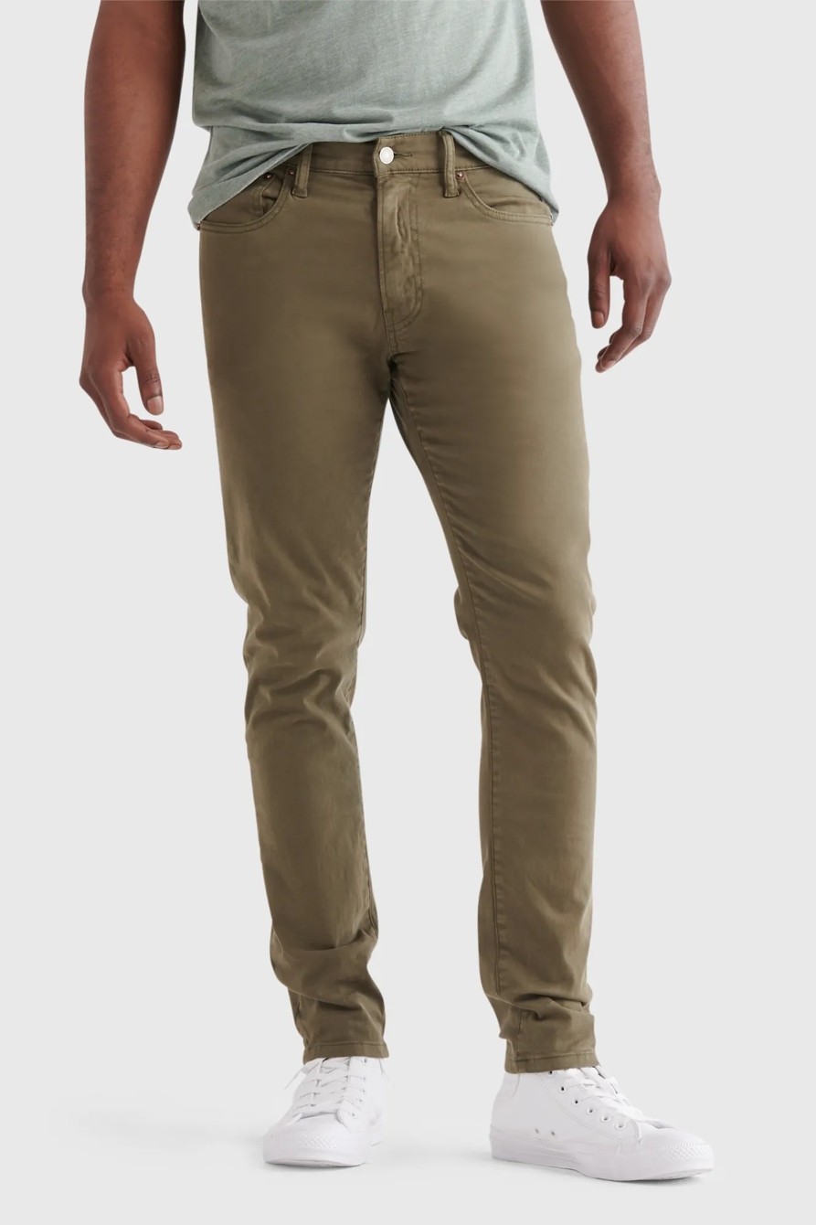 105 SLIM TAPER SATEEN STRETCH JEAN, image 2