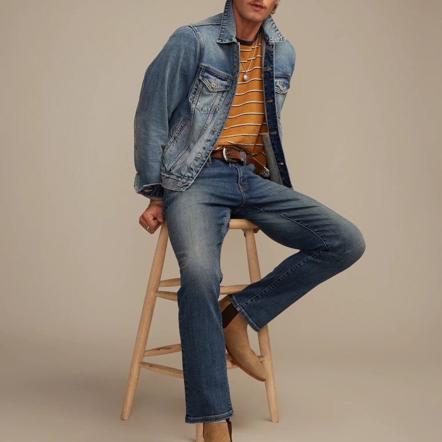 Lucky Brand 223 Straight Coolmax Stretch Jean - Men's Pants Denim Straight Leg Jeans