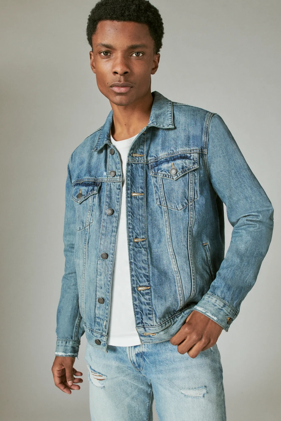LUCKY LEGEND FLAG TRUCKER JACKET, image 2