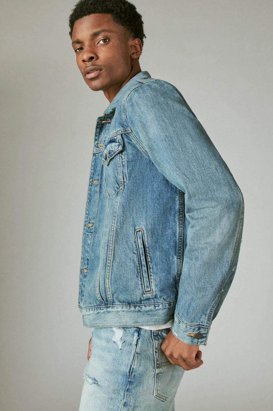 LUCKY LEGEND FLAG TRUCKER JACKET, image 4