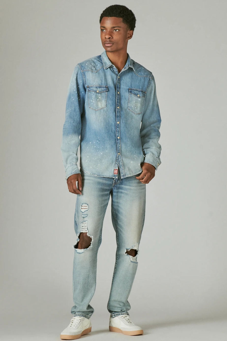 LUCKY LEGEND PAINT WESTERN SHIRT, image 3
