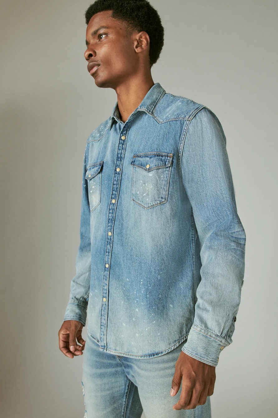LUCKY LEGEND PAINT WESTERN SHIRT, image 4