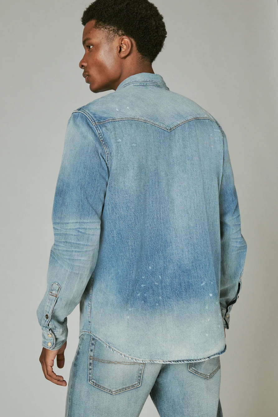 LUCKY LEGEND PAINT WESTERN SHIRT, image 5