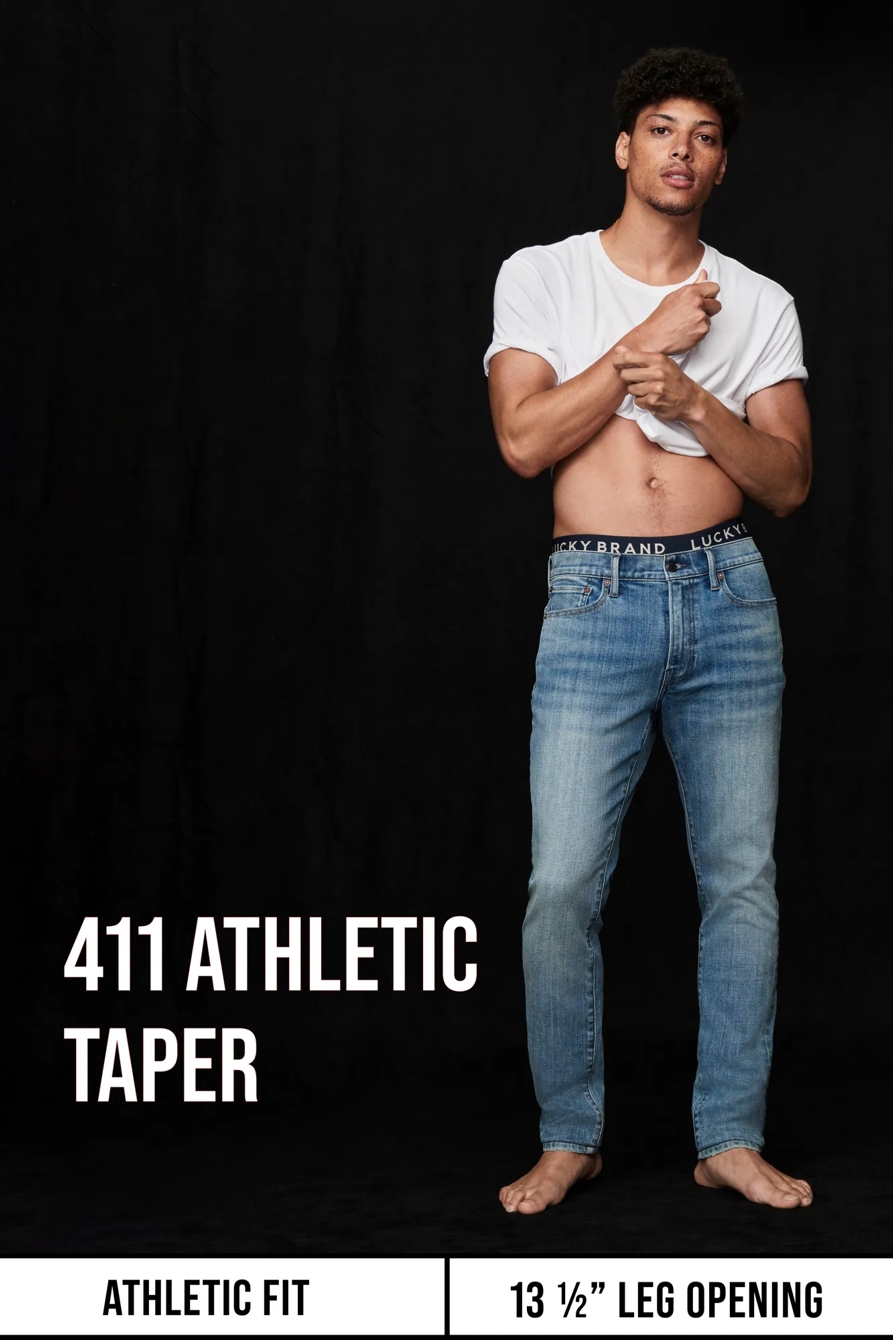 411 ATHLETIC TAPER COOLMAX STRETCH JEAN, image 8