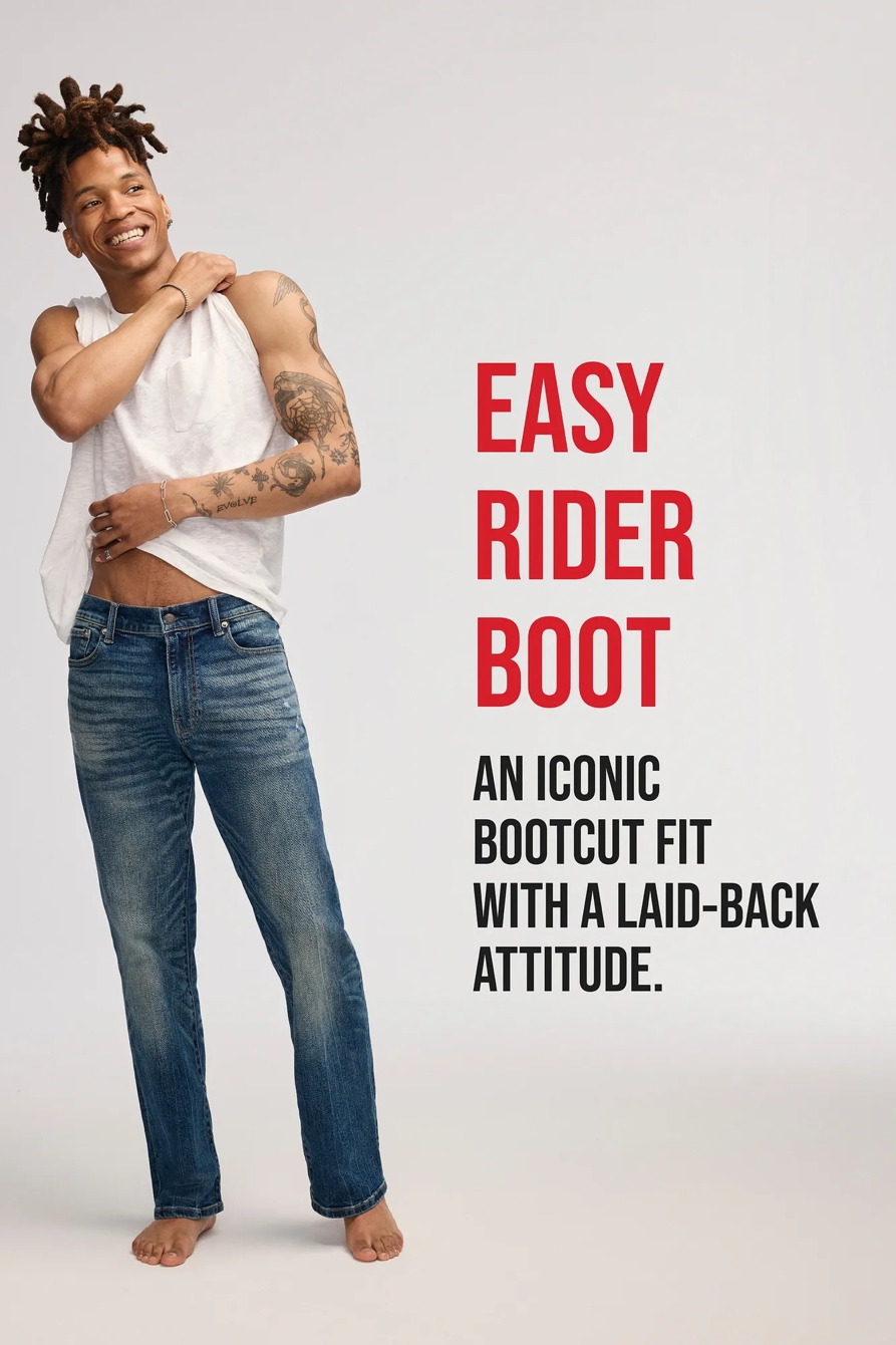 Easy Rider Boot Premium Coolmax Stretch Jean, image 7