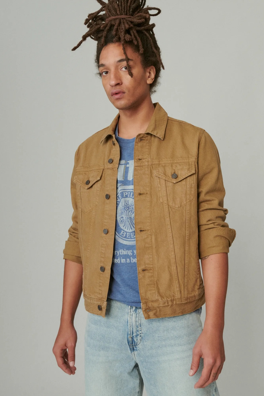 LUCKY LEGEND GARMENT DYED DENIM JACKET, image 2