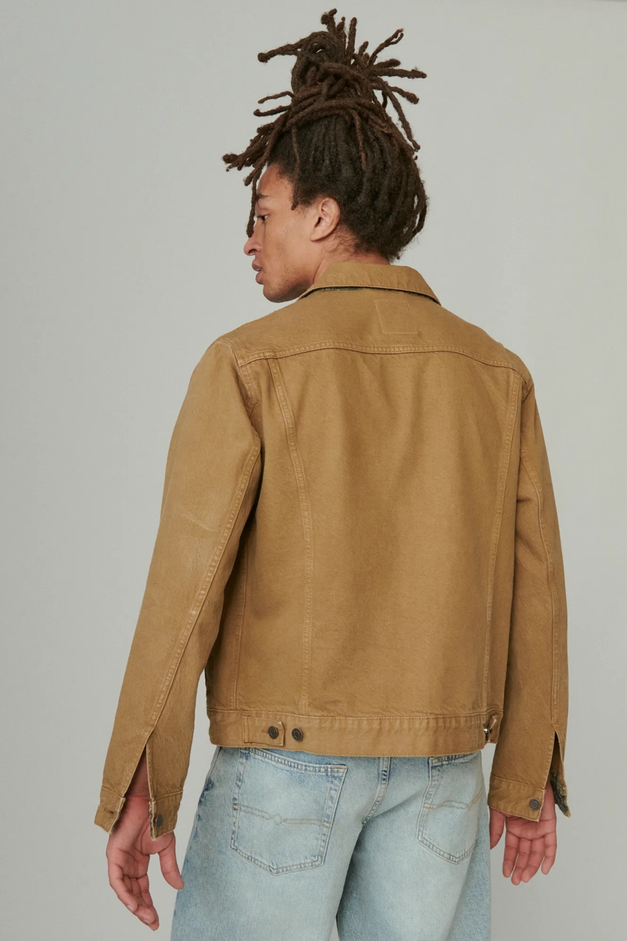 LUCKY LEGEND GARMENT DYED DENIM JACKET, image 3