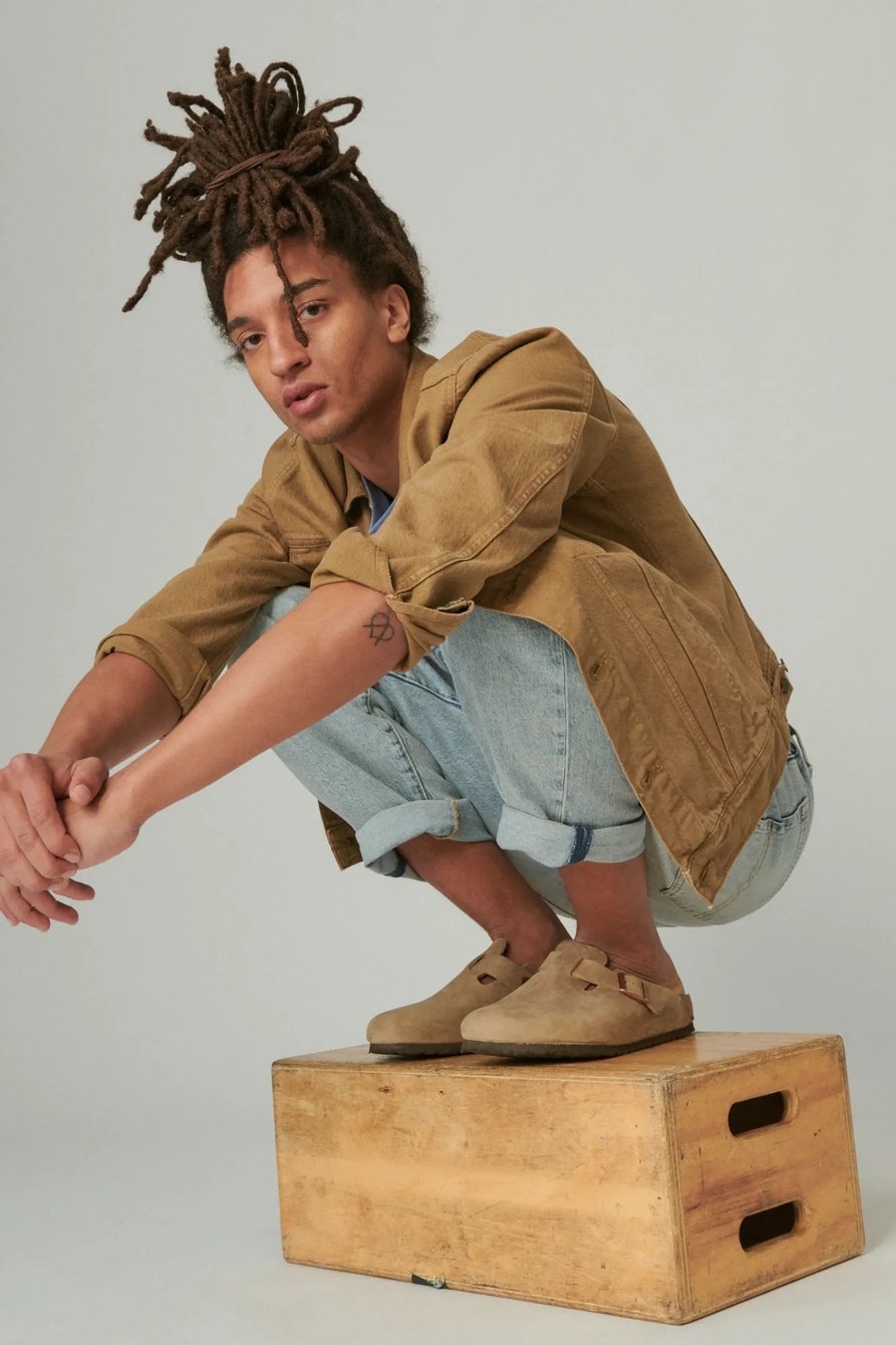 LUCKY LEGEND GARMENT DYED DENIM JACKET, image 5
