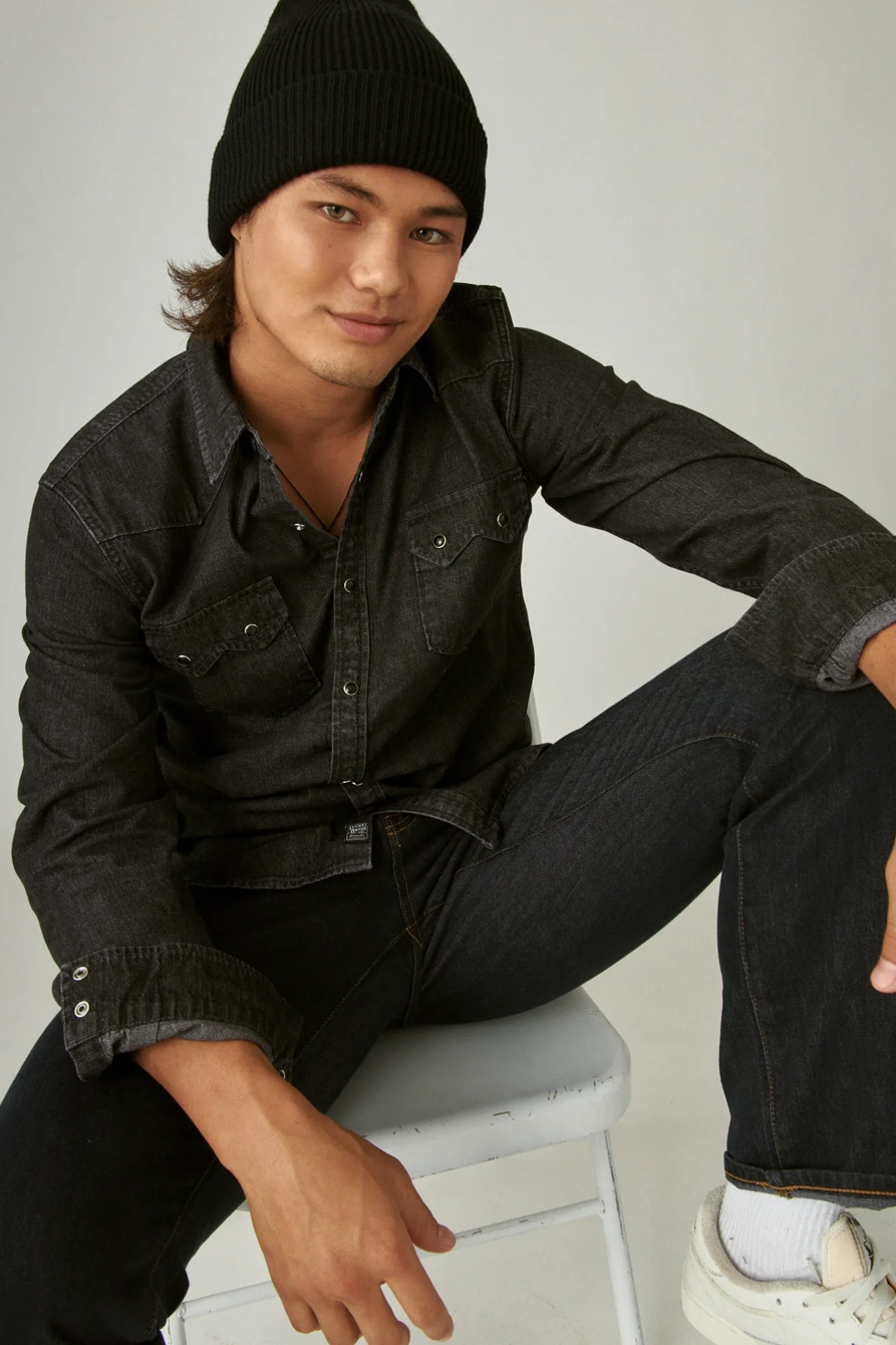 SAWTOOTH DENIM WESTERN SHIRT, image 2