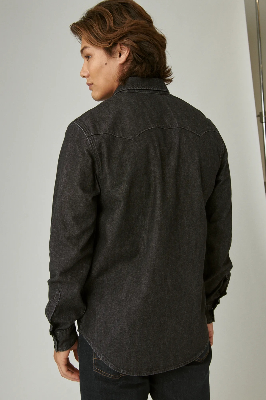 SAWTOOTH DENIM WESTERN SHIRT, image 3