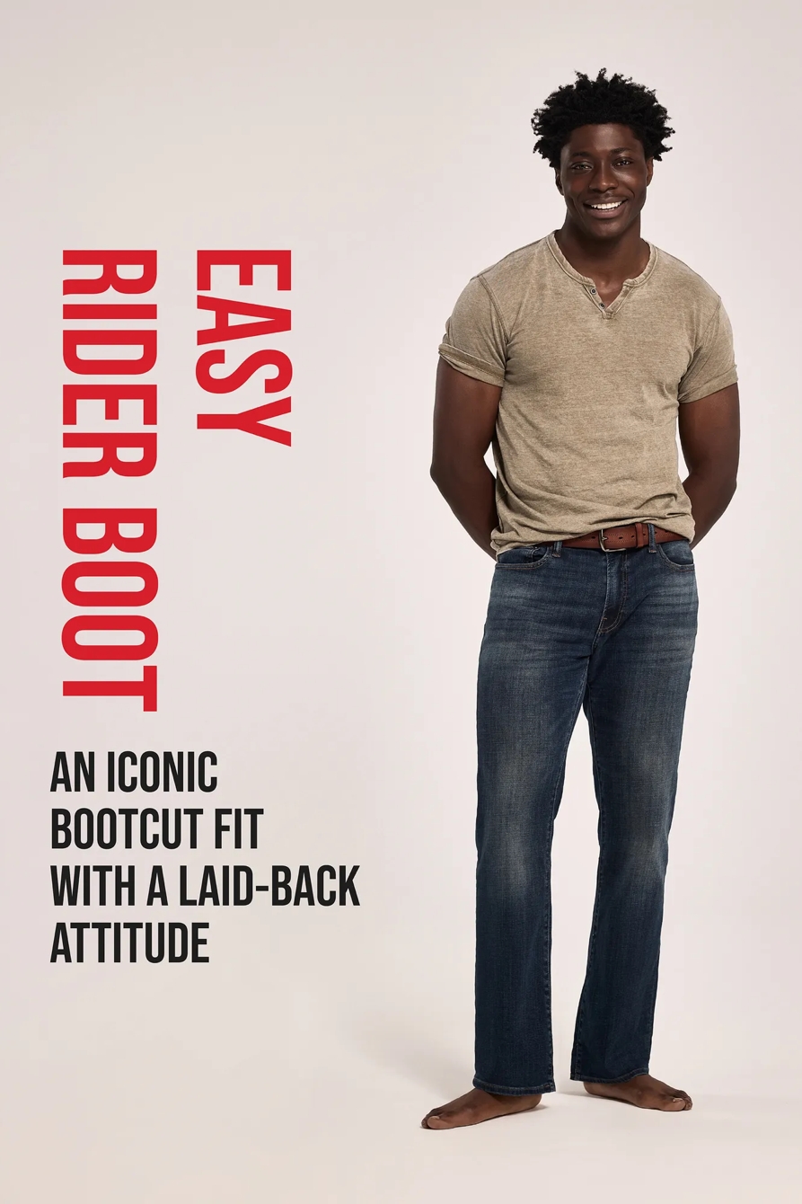 EASY RIDER BOOT COOLMAX STRETCH JEAN, image 6