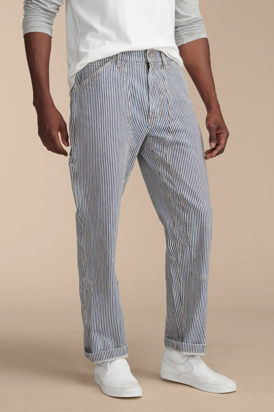 LUCKY LEGEND RAILROAD STRIPE DENIM CARPENTER PANT, image 2