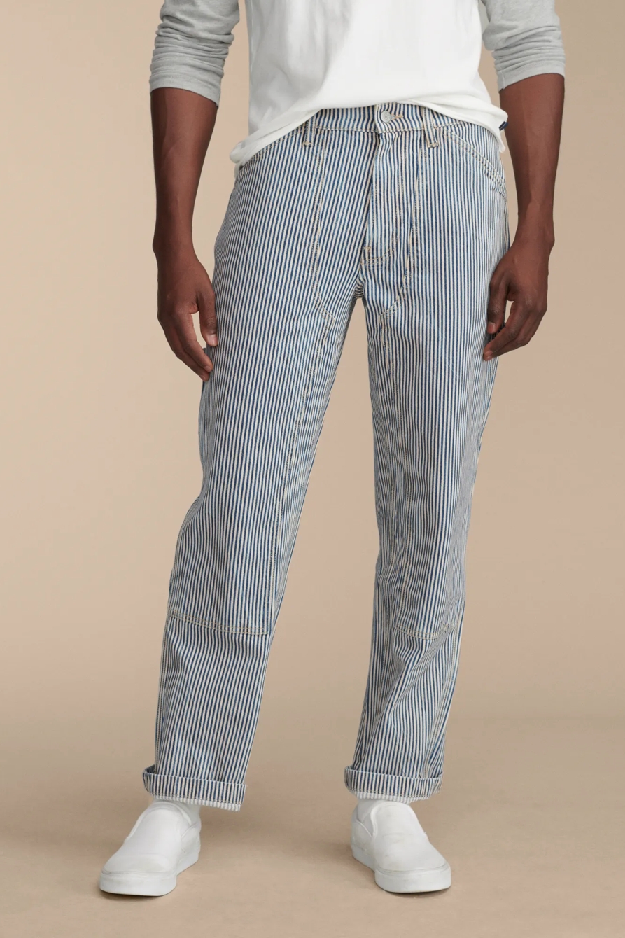 LUCKY LEGEND RAILROAD STRIPE DENIM CARPENTER PANT, image 3