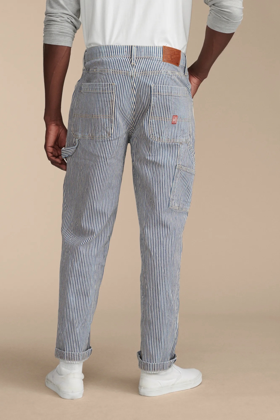 LUCKY LEGEND RAILROAD STRIPE DENIM CARPENTER PANT, image 4