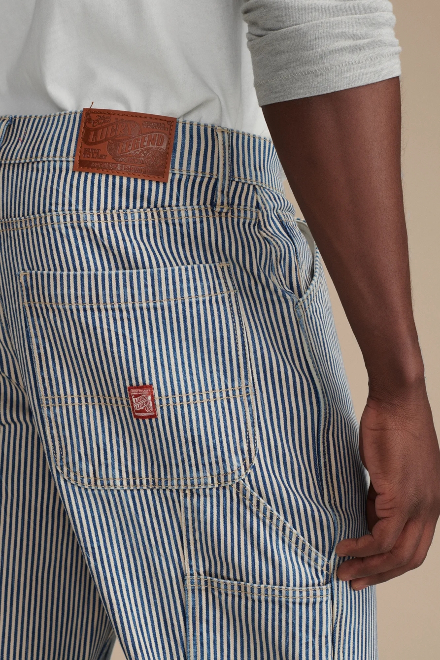 LUCKY LEGEND RAILROAD STRIPE DENIM CARPENTER PANT, image 5