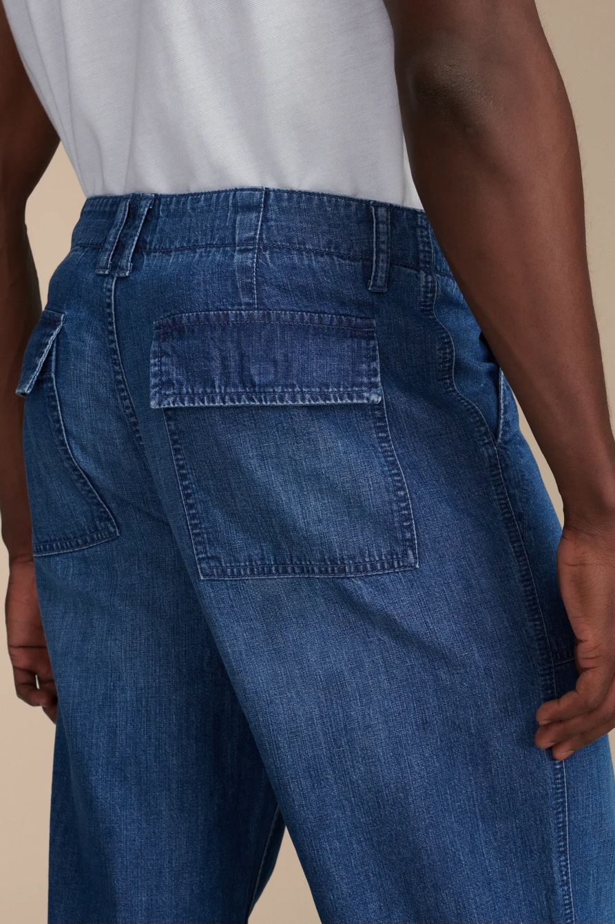 DENIM UTILITY PANT, image 4