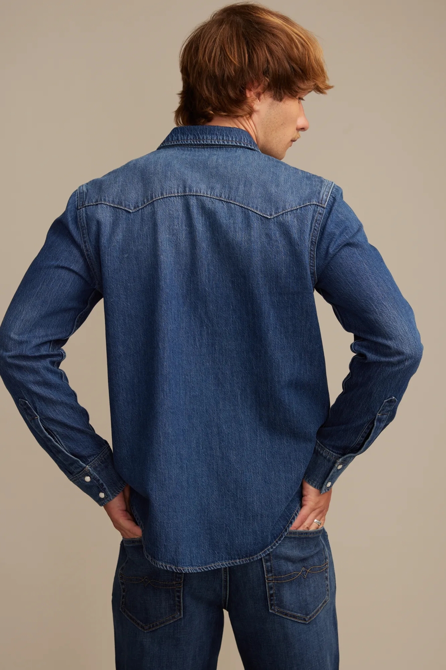 SAWTOOTH DENIM WESTERN SHIRT, image 5