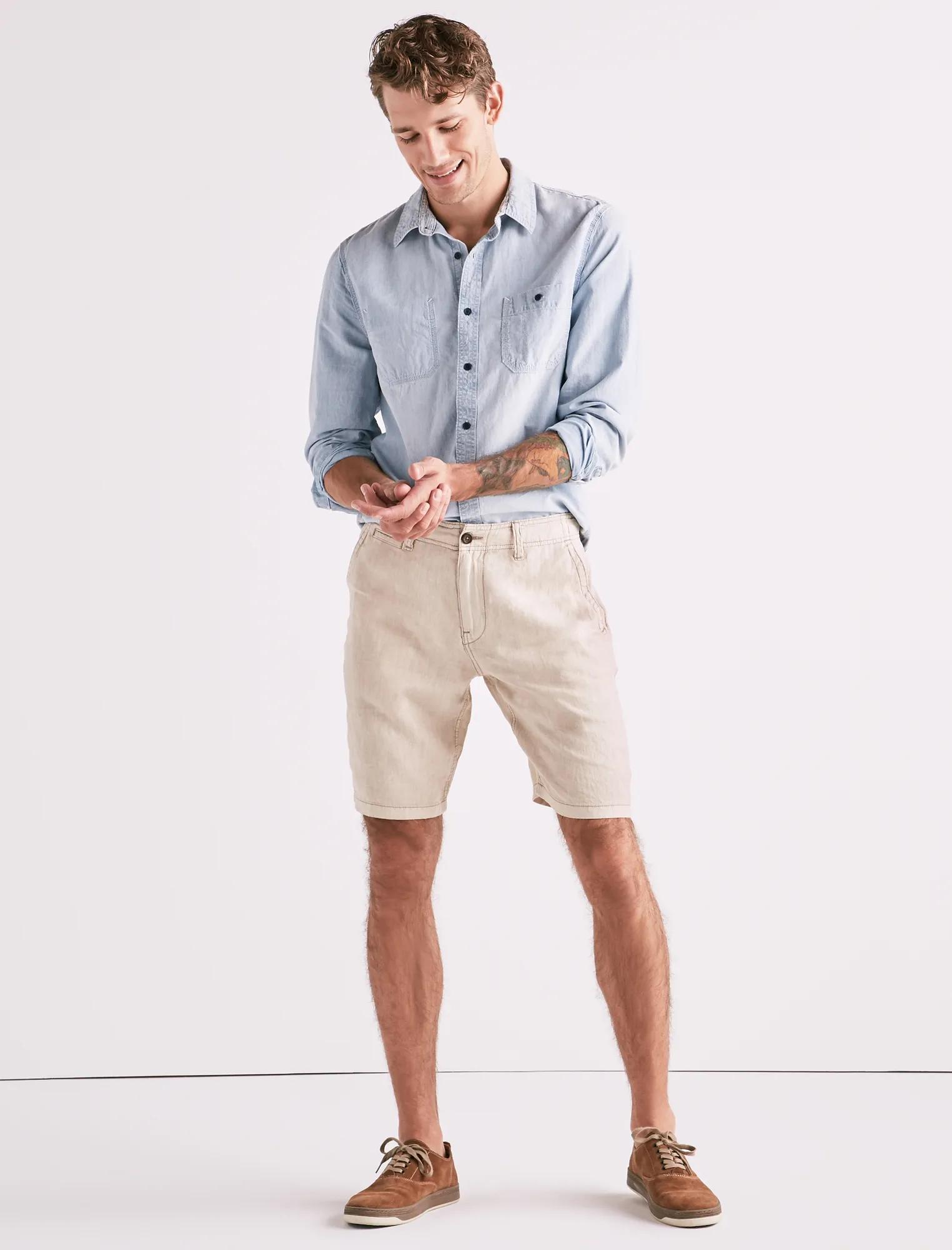 LAGUNA LINEN FLAT FRONT SHORT, image 2