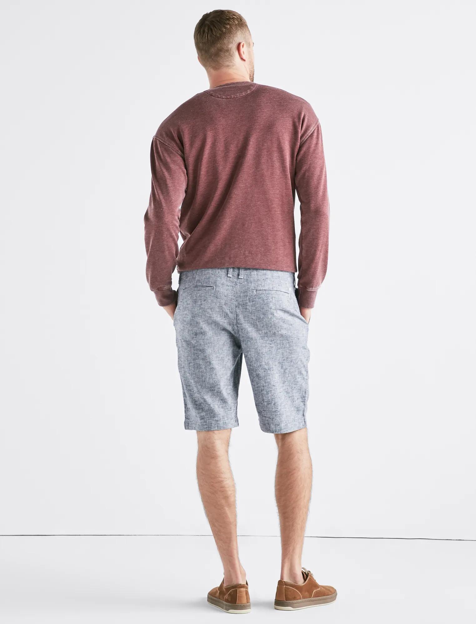 CHAMBRAY FLAT FRONT SHORT, image 3