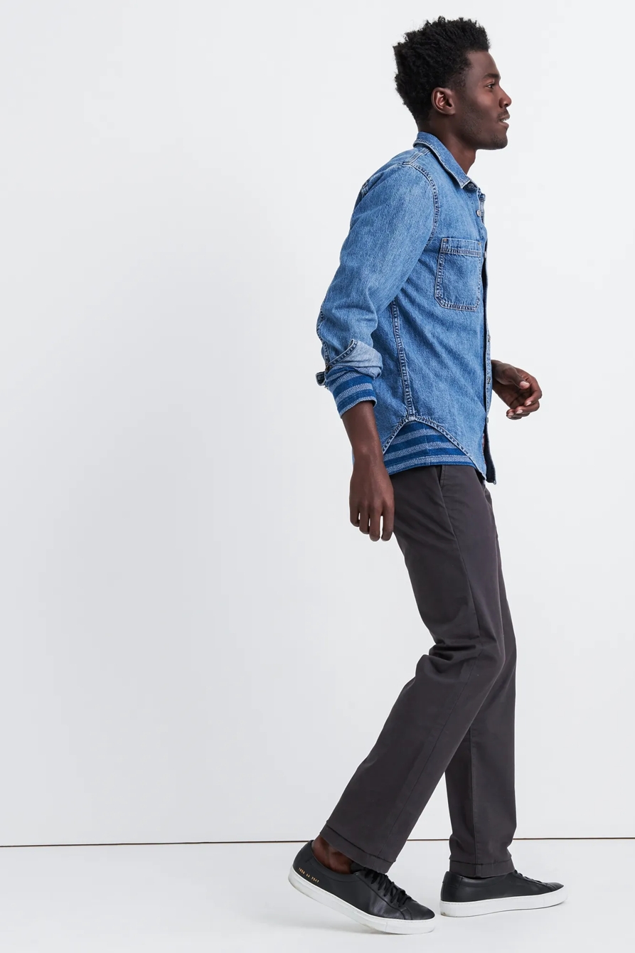 121 SLIM COOLMAX STRETCH CHINO PANT, image 2