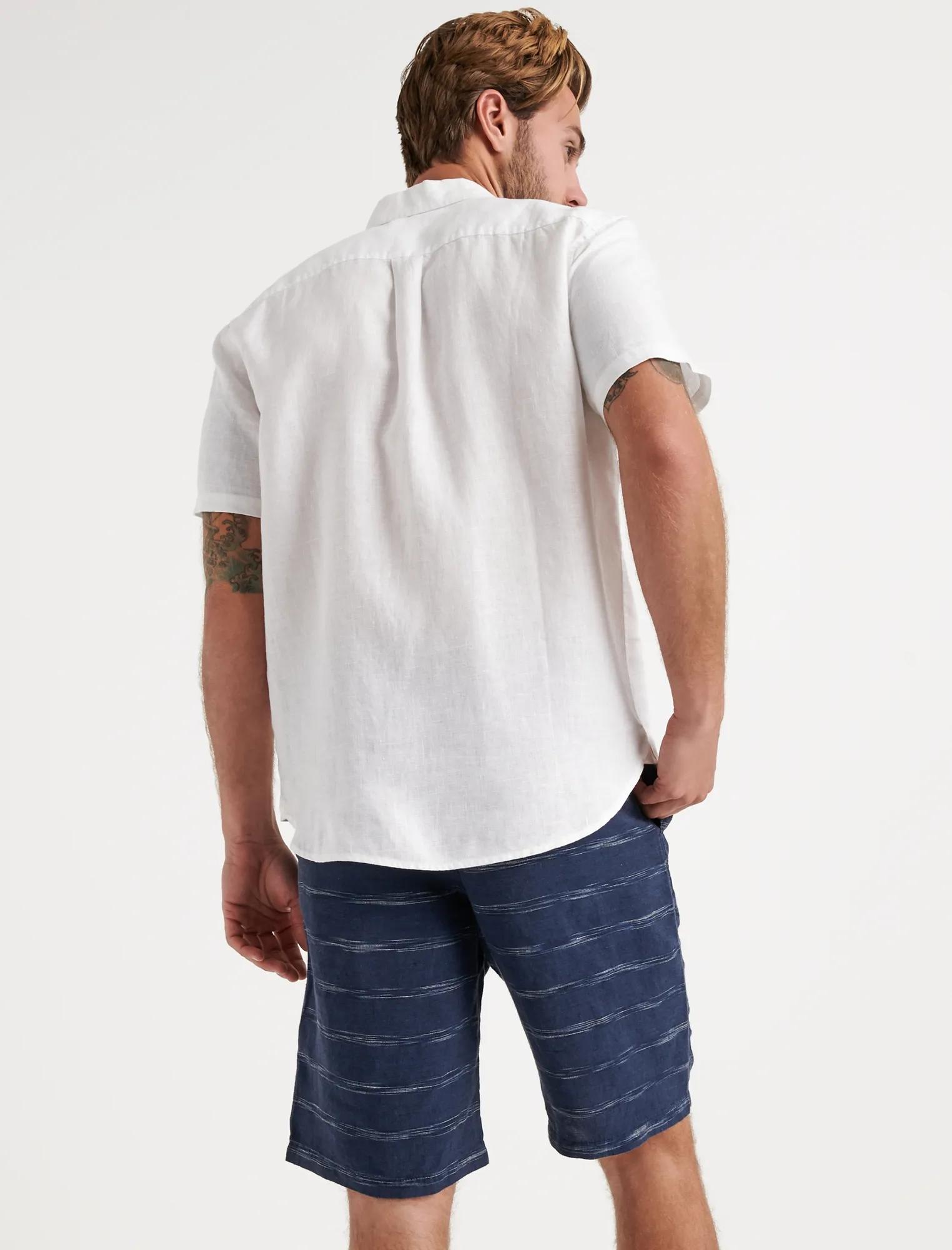 LAGUNA LINEN STRIPED SHORT, image 3