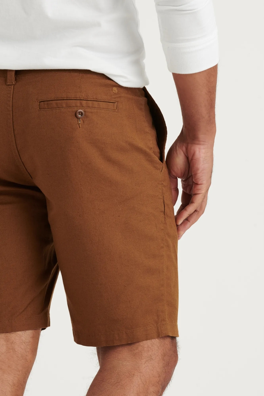 LAGUNA LINEN FLAT FRONT SHORT, image 4