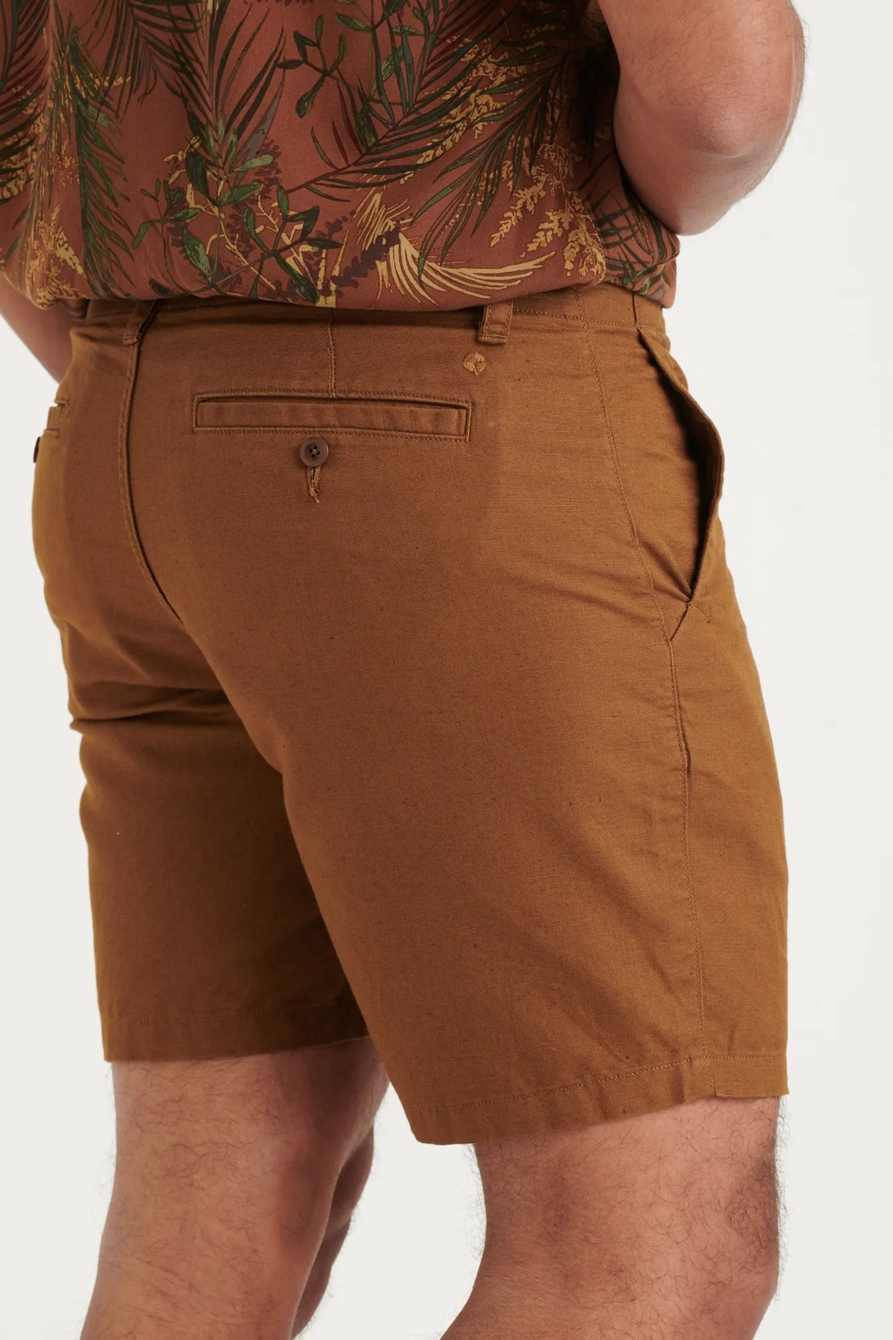 LAGUNA LINEN  7" FLAT FRONT SHORT, image 4