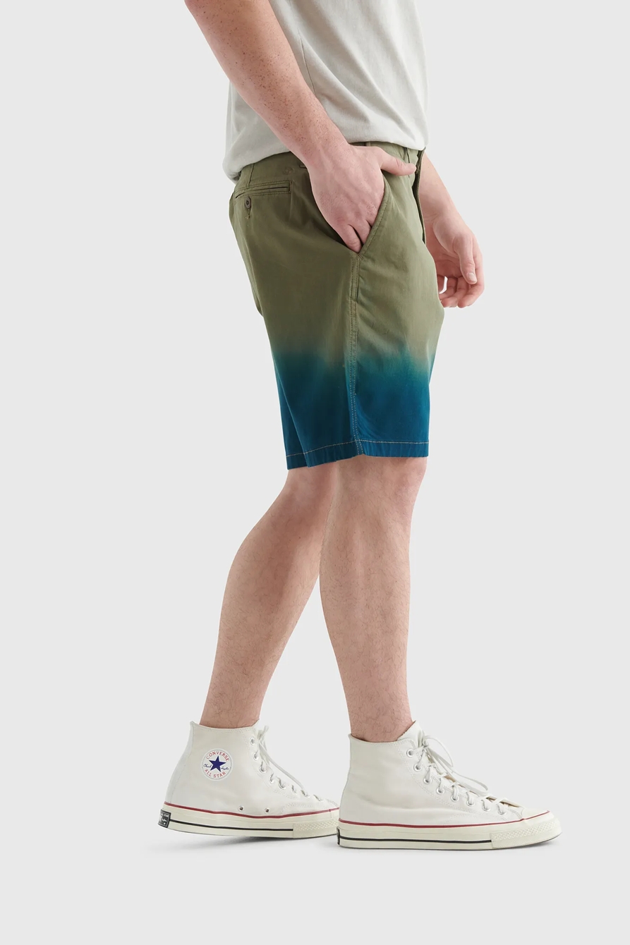 STRETCH DIP DYE FLAT FRONT SHORT, image 3