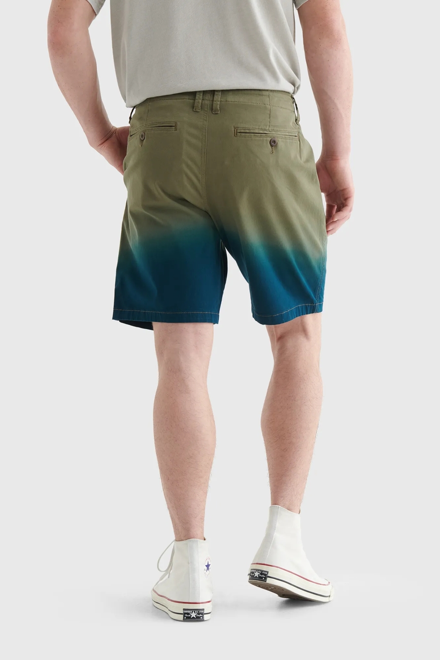 STRETCH DIP DYE FLAT FRONT SHORT, image 5