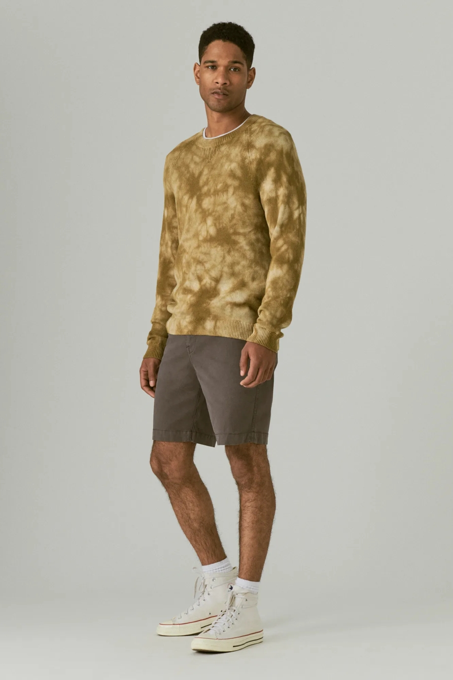 9" STRETCH TWILL FLAT FRONT SHORT, image 2