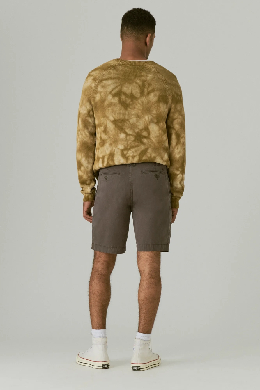 9" STRETCH TWILL FLAT FRONT SHORT, image 3