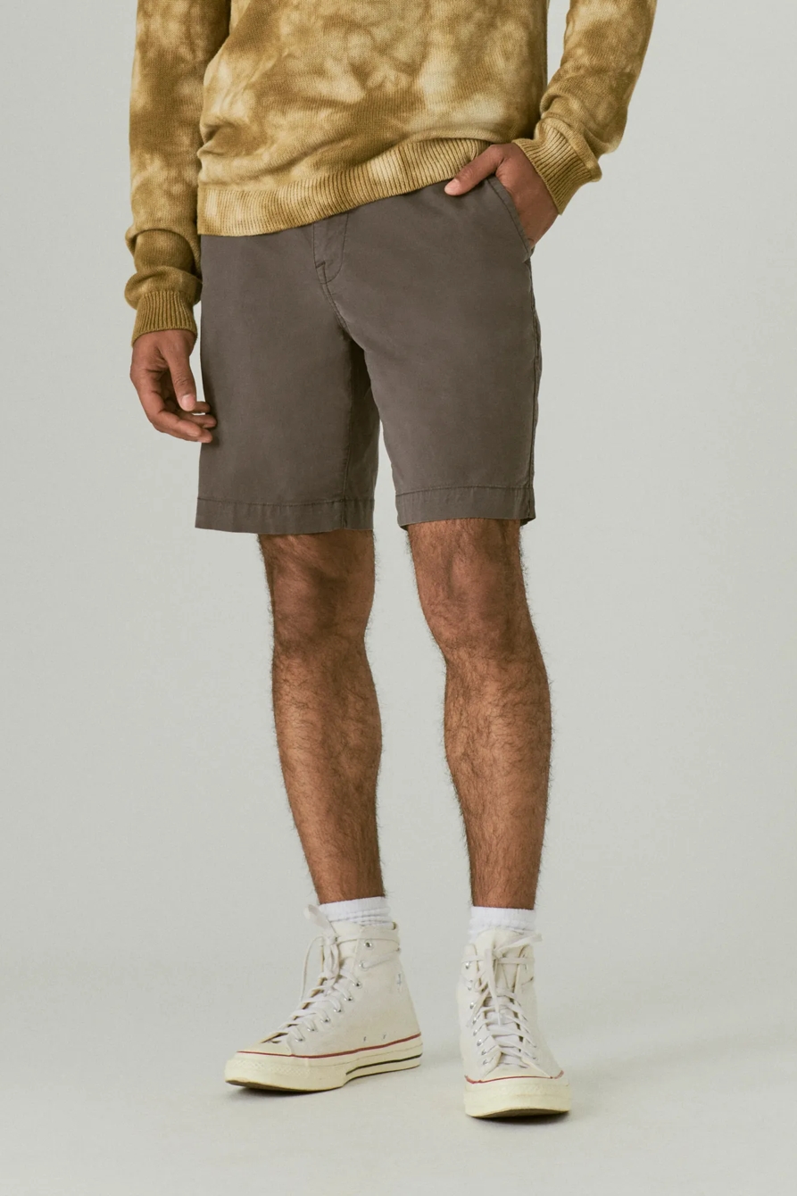 9" STRETCH TWILL FLAT FRONT SHORT, image 4