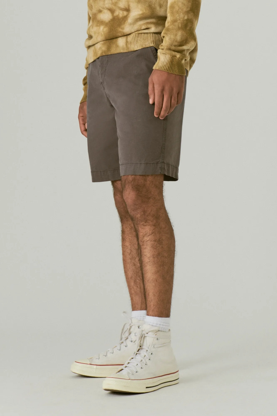 9" STRETCH TWILL FLAT FRONT SHORT, image 5