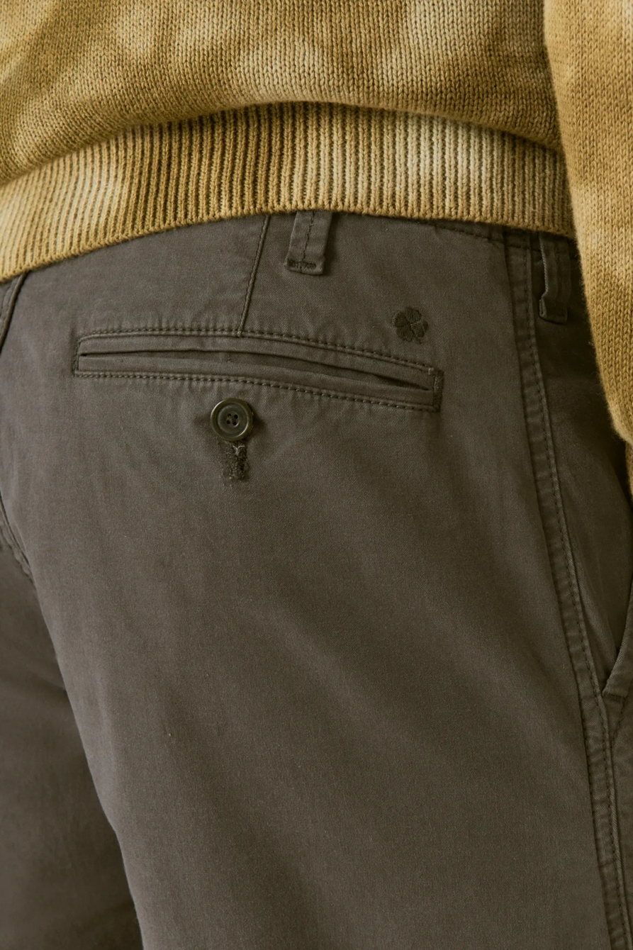 9" STRETCH TWILL FLAT FRONT SHORT, image 6