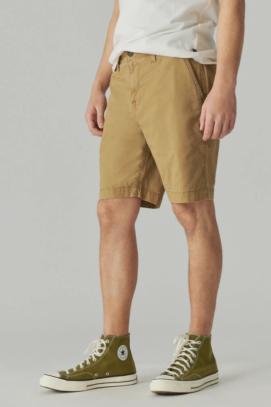 9" STRETCH TWILL FLAT FRONT SHORT, image 5