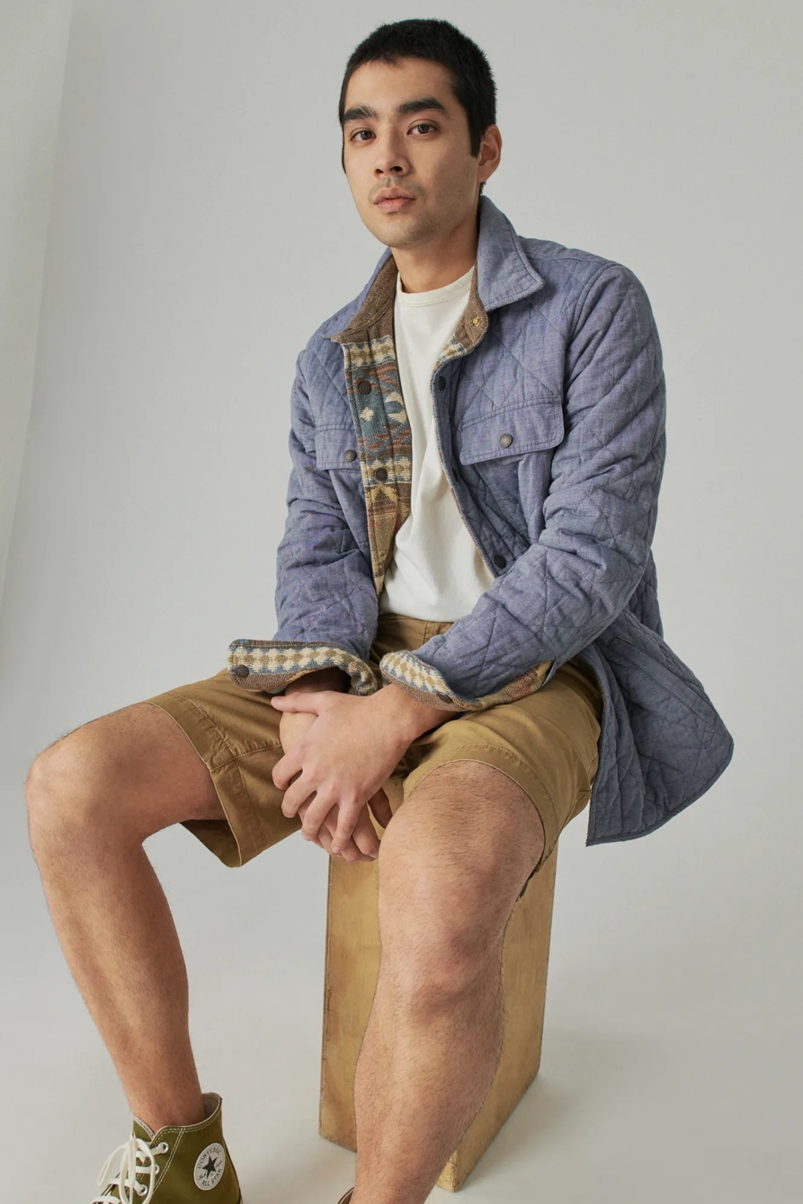 9" STRETCH TWILL FLAT FRONT SHORT, image 7