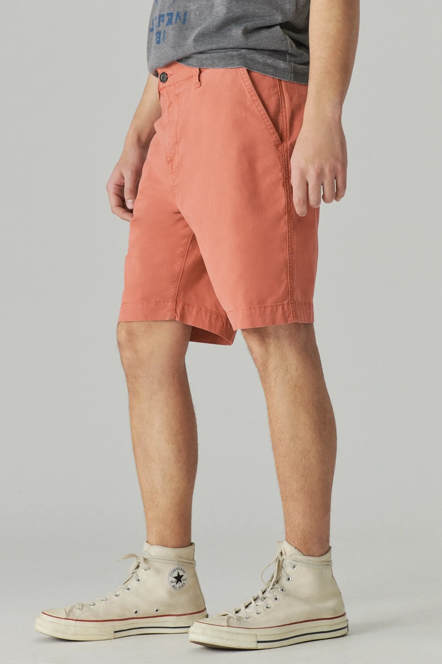 9" STRETCH TWILL FLAT FRONT SHORT, image 5