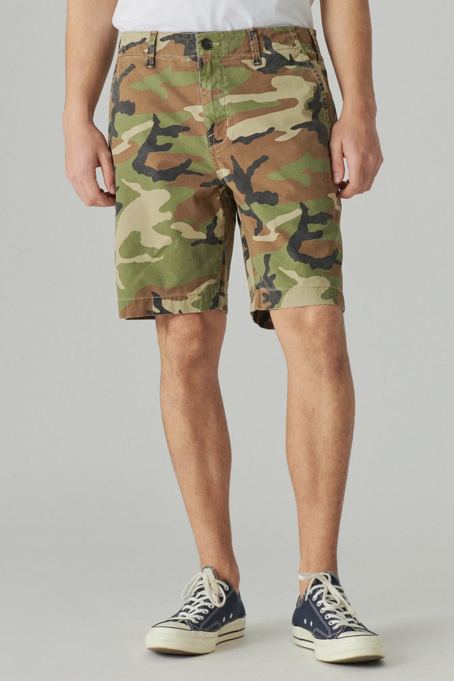 9" STRETCH TWILL FLAT FRONT SHORT, image 4